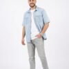 Men’s Short Sleeve Denim Shirt