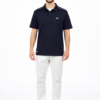 Men's Athletic Zip Polo Shirt – Navy Blue | Rosario Gym