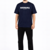 Men’s Navy Blue T-Shirt – Banana Print
