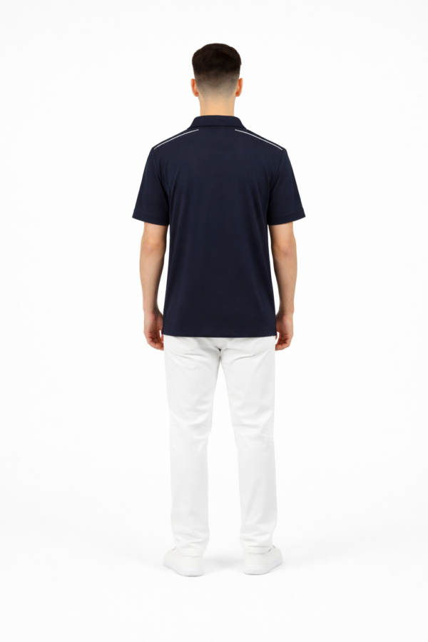 Men's Sports Polo Shirt – Navy Blue