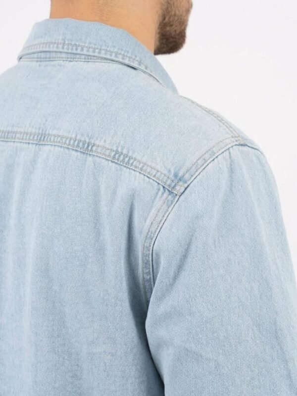 Men’s Short Sleeve Denim Shirt