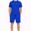 Men's Casual T-Shirt & Shorts Set – Blue Men's Casual T-Shirt & Shorts Set – Blue