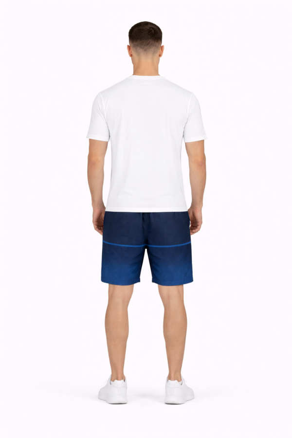 Men's Casual Drawstring Shorts – Blue
