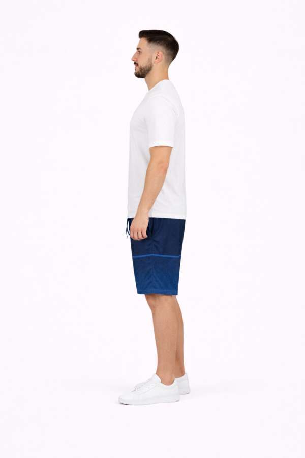 Men's Casual Drawstring Shorts – Blue