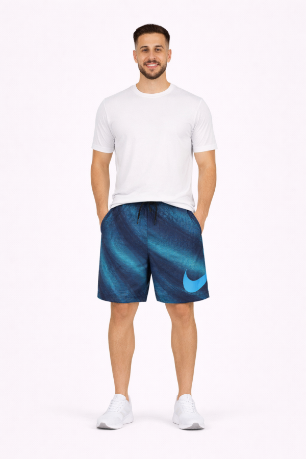 Men's Dri-FIT Training Shorts – Blue/Black | Nike Men's Dri-FIT Training Shorts – Blue/Black | Nike