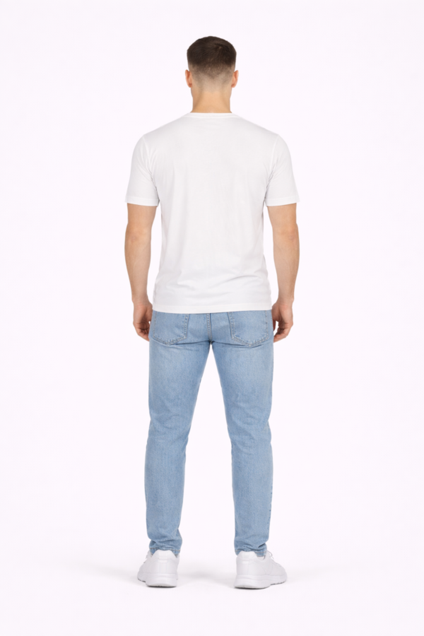 Men's Graphic T-Shirt – White Snake Print | MLMR – XL