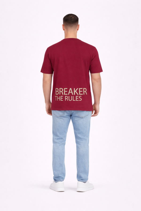 Men's Graphic T-Shirt – Breaker The Rules Print | WR – XXL