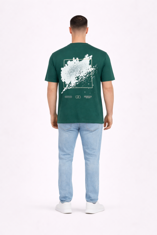 Men's Graphic T-Shirt – Abstract Back Print | WR – XXL