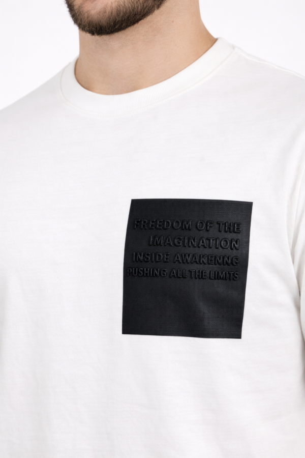 WR Men's Graphic Print T-Shirt – White – XL