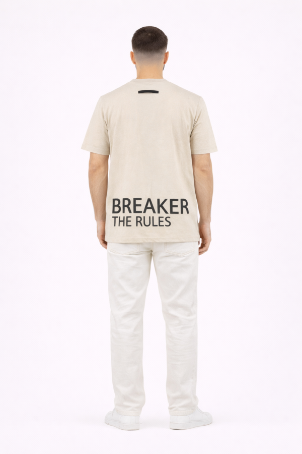 WR Men's Graphic Print T-Shirt – Beige – XL WR Men's Graphic Print T-Shirt – Beige – XL