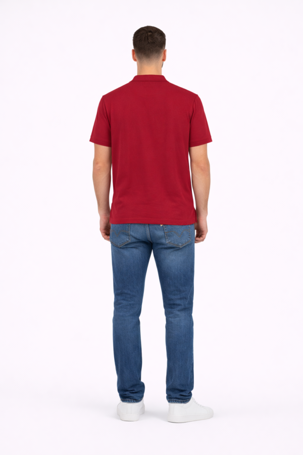 RALLY Men's Polo Shirt – Red – XL