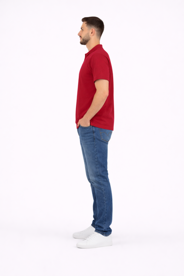 RALLY Men's Polo Shirt – Red – XL