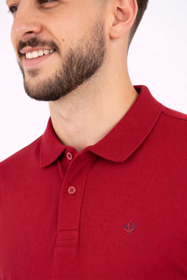 RALLY Men's Polo Shirt – Red – XL