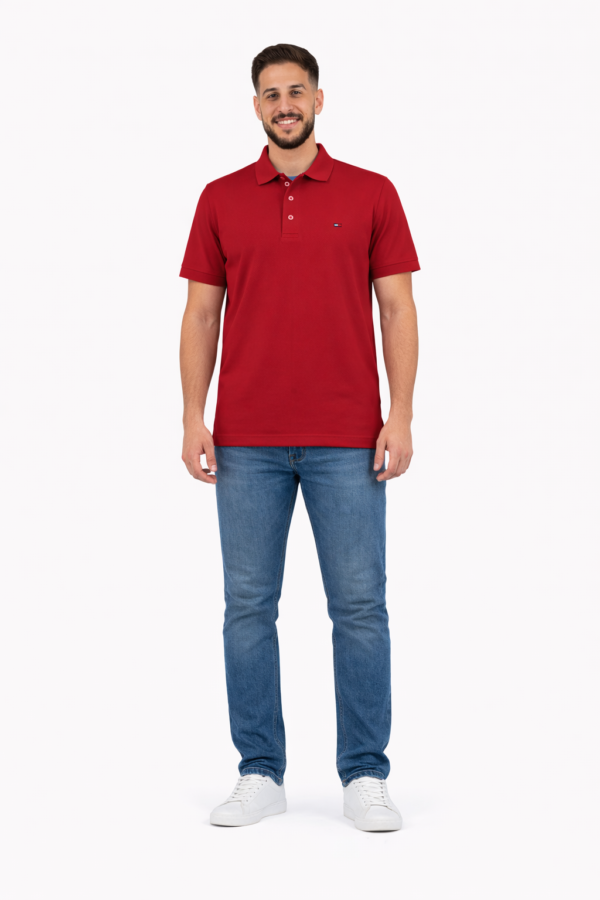 Tommy Hilfiger Men's Polo Shirt – Red – XL Tommy Hilfiger Men's Polo Shirt – Red – XL