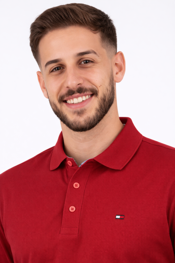 Tommy Hilfiger Men's Polo Shirt – Red – XL Tommy Hilfiger Men's Polo Shirt – Red – XL