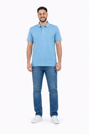Tommy Hilfiger Men's Polo Shirt – Light Blue – L Tommy Hilfiger Men's Polo Shirt – Light Blue – L