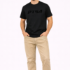 JONSA Black Relaxed Fit T-Shirt