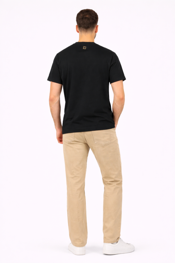 JONSA Black Relaxed Fit T-Shirt