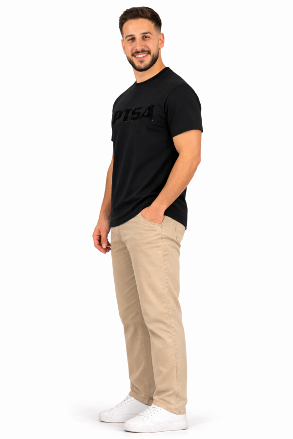 JONSA Black Relaxed Fit T-Shirt