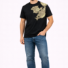 UR Crystal Leaf Black Relaxed Fit T-Shirt - L UR Crystal Leaf Black Relaxed Fit T-Shirt - L