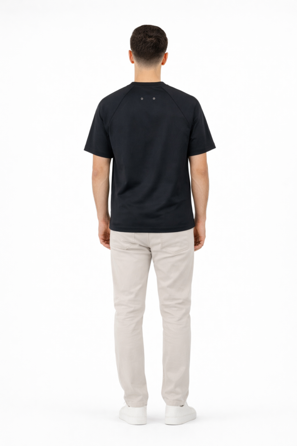 WR Black Relaxed Fit Raglan T-Shirt L WR Black Relaxed Fit Raglan T-Shirt L