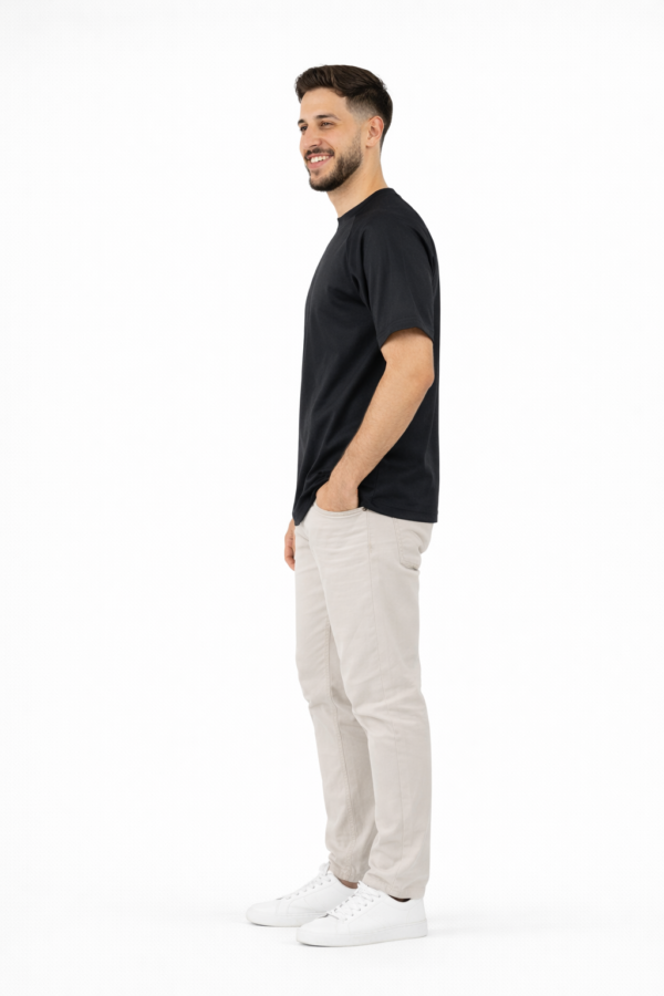WR Black Relaxed Fit Raglan T-Shirt L WR Black Relaxed Fit Raglan T-Shirt L